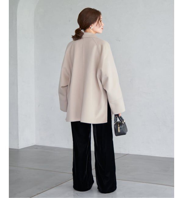 IENA「《追加2》スーパー160ダブルフェイスショートコート」|その他|