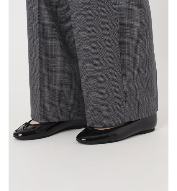 IENA「サスペンダーチェックパンツ」|スラックス|