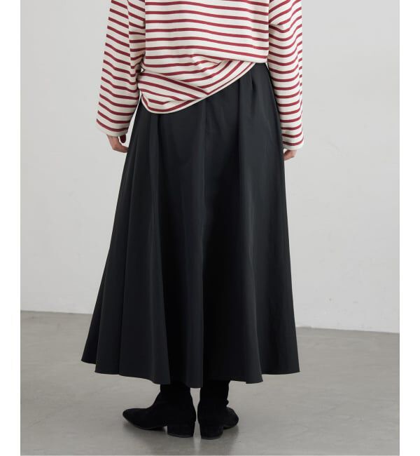 IENA「ソフトタフタサーキュラースカート」|スカート|
