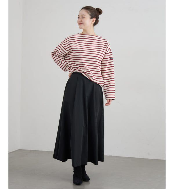 IENA「ソフトタフタサーキュラースカート」|スカート|