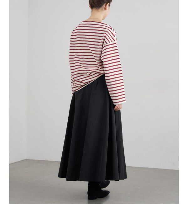 IENA「ソフトタフタサーキュラースカート」|スカート|