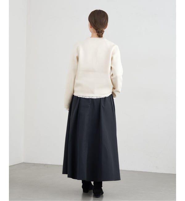 IENA「ソフトタフタサーキュラースカート」|スカート|