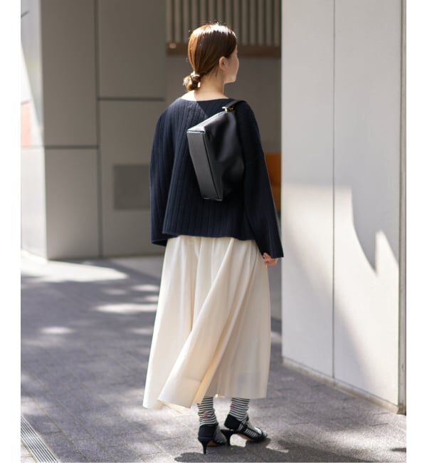 IENA「ソフトタフタサーキュラースカート」|スカート|