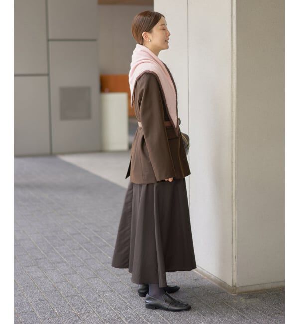 IENA「ソフトタフタサーキュラースカート」|スカート|
