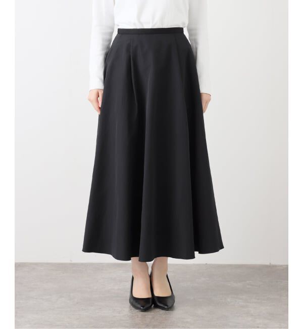 IENA「ソフトタフタサーキュラースカート」|スカート|