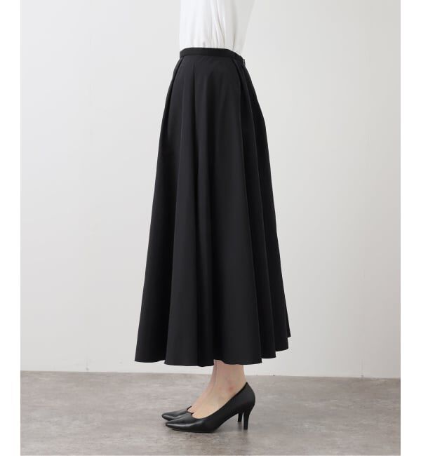 IENA「ソフトタフタサーキュラースカート」|スカート|