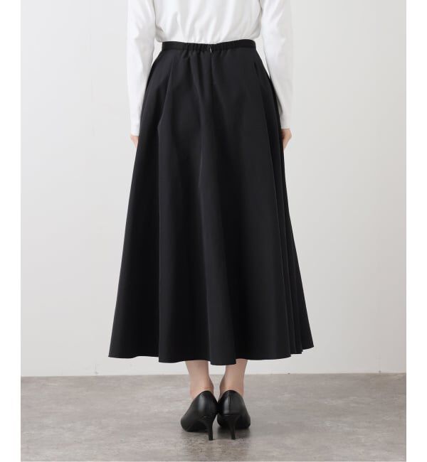 IENA「ソフトタフタサーキュラースカート」|スカート|