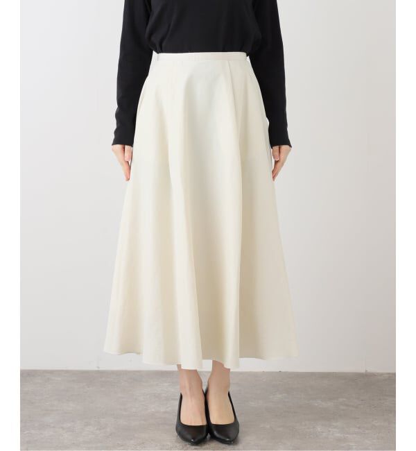IENA「ソフトタフタサーキュラースカート」|スカート|
