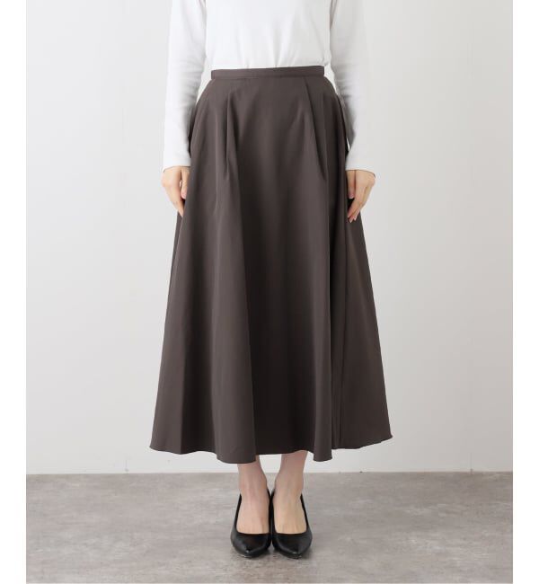 IENA「ソフトタフタサーキュラースカート」|スカート|