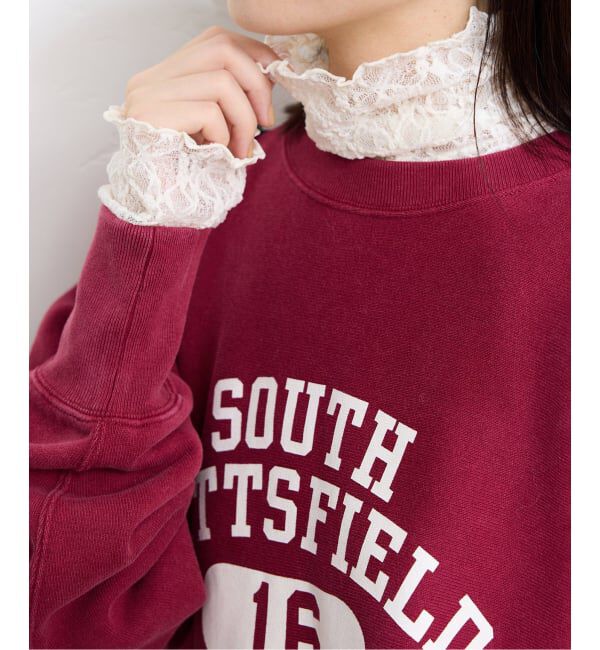 SLOBE IENA「《一部カラーWEB限定あり/追加》ストレッチレースタートルプルオーバー」|Tシャツ・カットソー|ナチュラル
