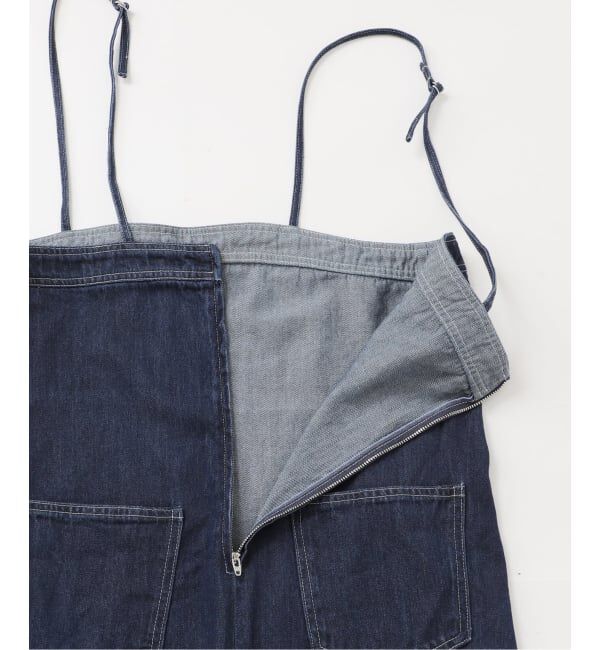 SLOBE IENA「《予約》LEDENIM ナローフレアデニムジャンパースカート」|ワンピース|