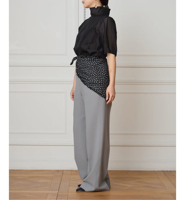 IENA LA BOUCLE「CHRISTIAN WIJNANTS/クリスチャンワイナンツ CW TAPULO ブラウス 8612BLACK」|シャツ・ブラウス|