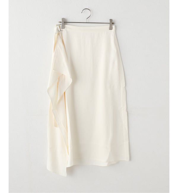 IENA LA BOUCLE「CHRISTIAN WIJNANTS/クリスチャンワイナンツ CW SCALA MILK スカート SCALA 8618」|スカート|ホワイト