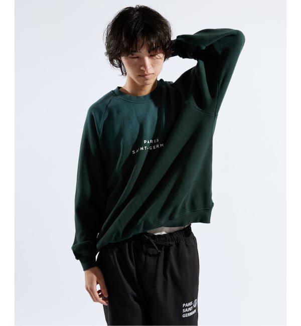 Paris Saint-Germain「【Paris Saint-Germain / パリ・サン＝ジェルマン】JP BACK EMBLEM SWEAT SHIRT」|スウェット・ジャージ|