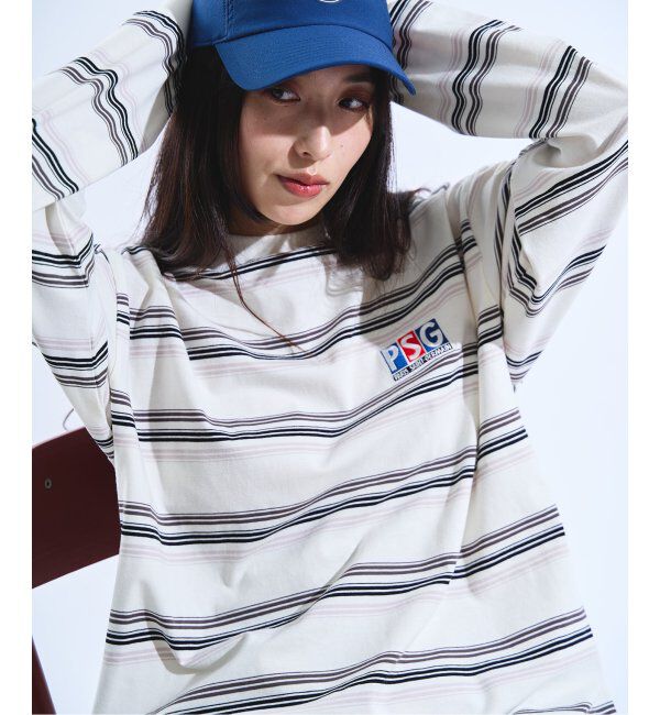 Paris Saint-Germain「【Paris Saint-Germain / パリ・サン＝ジェルマン】 JP BORDER L/S」|Tシャツ・カットソー|ホワイト