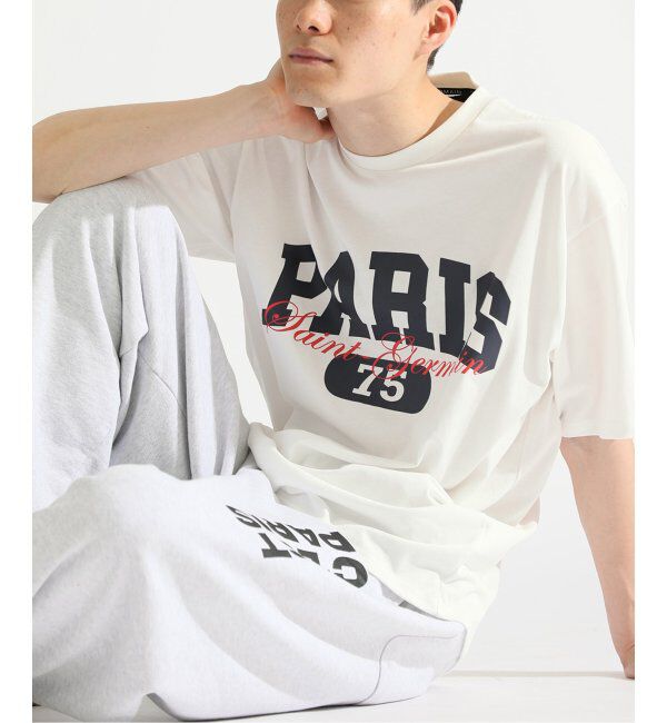 Paris Saint-Germain「【Paris Saint-Germain / パリ・サン＝ジェルマン】JP VIRSITY LOGO TEE」|Tシャツ・カットソー|ホワイト