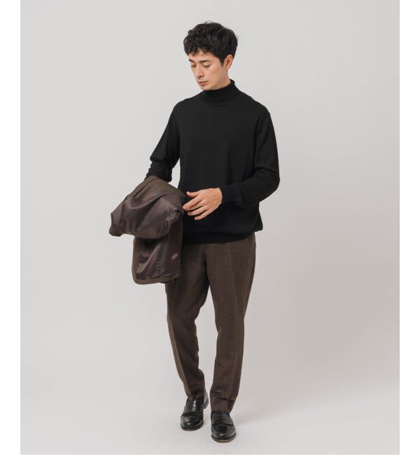 EDIFICE「14ゲージ ウール タートルネックニット」|ニット・セーター|