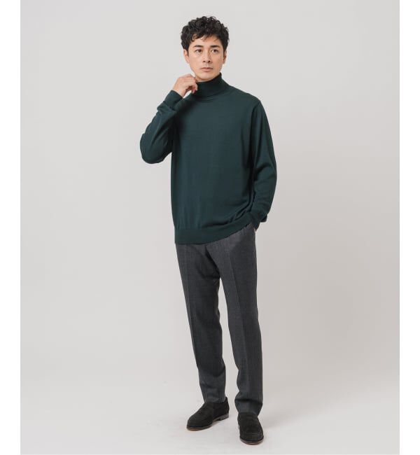 EDIFICE「14ゲージ ウール タートルネックニット」|ニット・セーター|