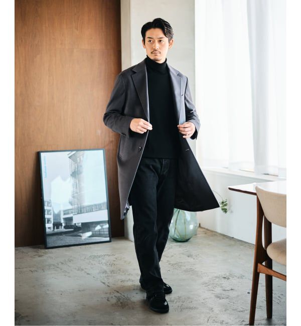 EDIFICE「14ゲージ ウール タートルネックニット」|ニット・セーター|