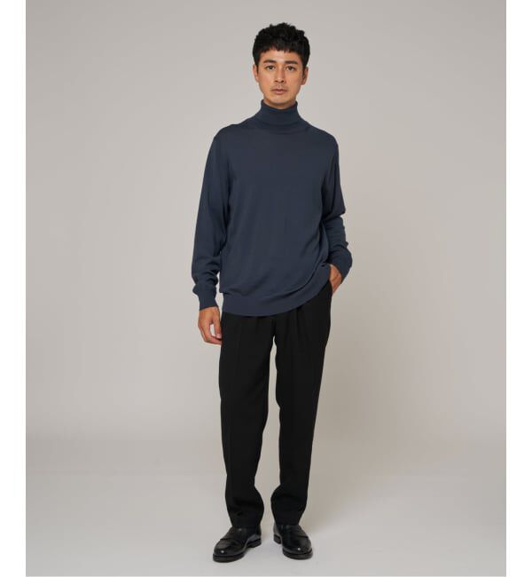 EDIFICE「14ゲージ ウール タートルネックニット」|ニット・セーター|