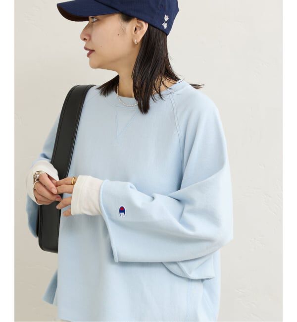 JOURNAL STANDARD「別注【CHAMPION/チャンピオン】カットオフ バックロゴスウェット」|スウェット・ジャージ|サックスブルー