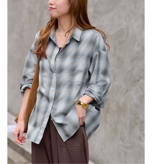 JOURNAL STANDARD relume「オーガニックコットンミックスオンブレチェック」|シャツ・ブラウス|