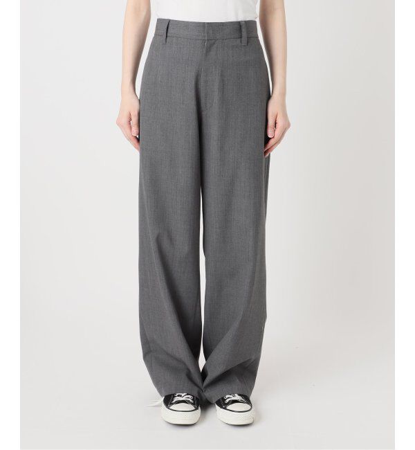 JOURNAL STANDARD「【FOLL / フォル】wool poly loose work pants」|スラックス|