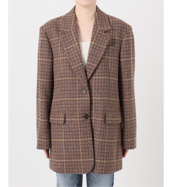 journal standard L'essage「シェットランドウールチェックジャケット」|テーラードジャケット|