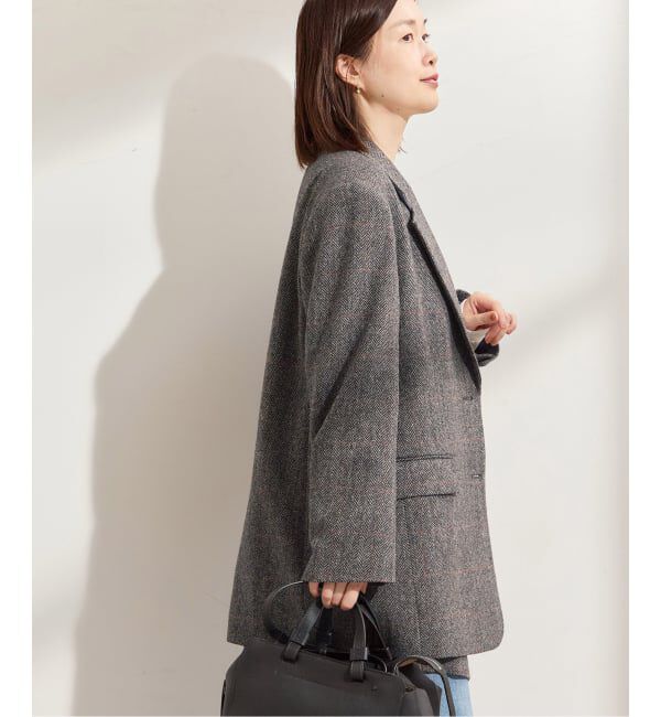 journal standard L'essage「シェットランドウールチェックジャケット」|テーラードジャケット|
