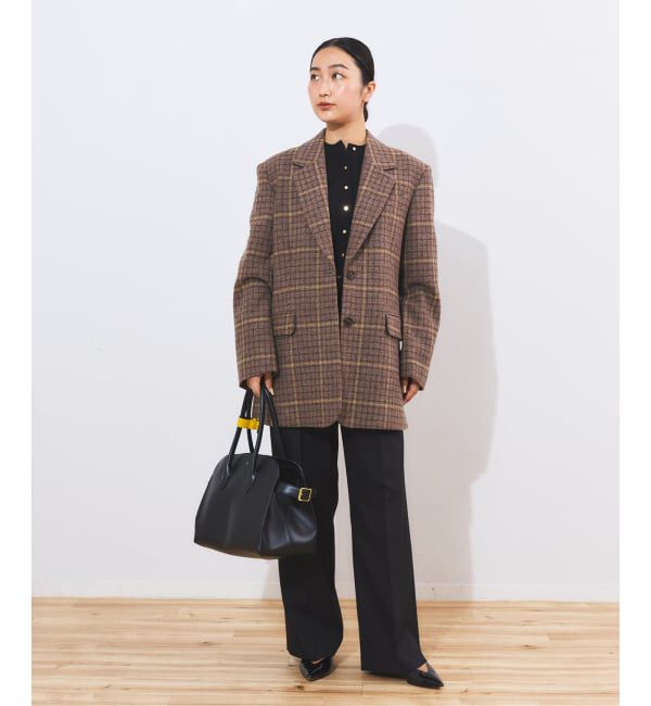 journal standard L'essage「シェットランドウールチェックジャケット」|テーラードジャケット|