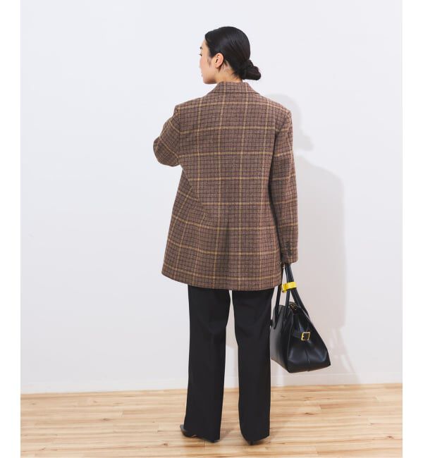 journal standard L'essage「シェットランドウールチェックジャケット」|テーラードジャケット|