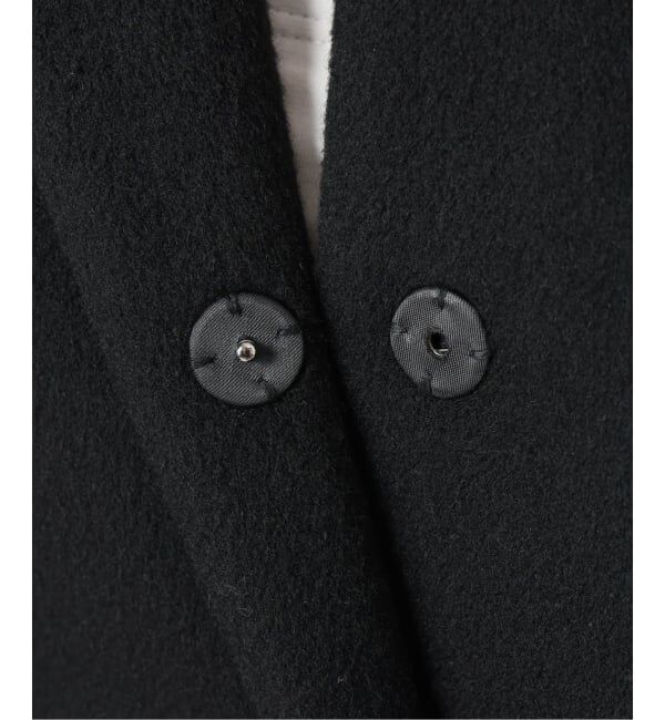 JOURNAL STANDARD relume「《追加》スーパーファインビーバークルーネックコート」|ノーカラーコート|