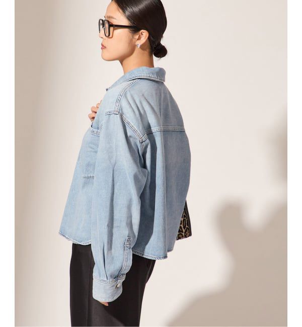 journal standard L'essage「【AGOLDE / エーゴールドイー】JUNA SHIRT IN INTERVAL：デニムシャツ」|シャツ・ブラウス|