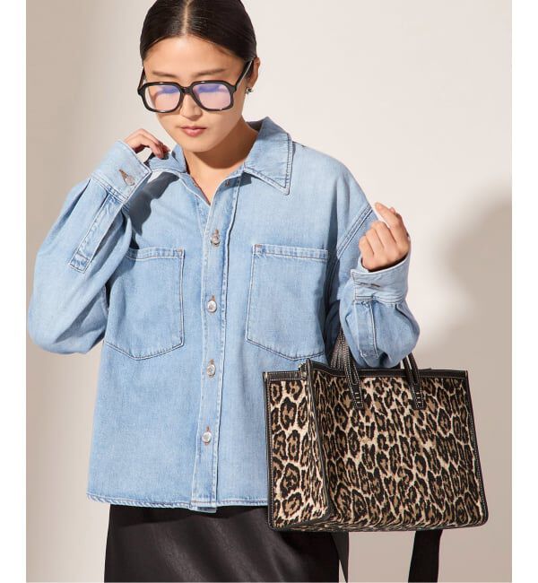 journal standard L'essage「【AGOLDE / エーゴールドイー】JUNA SHIRT IN INTERVAL：デニムシャツ」|シャツ・ブラウス|