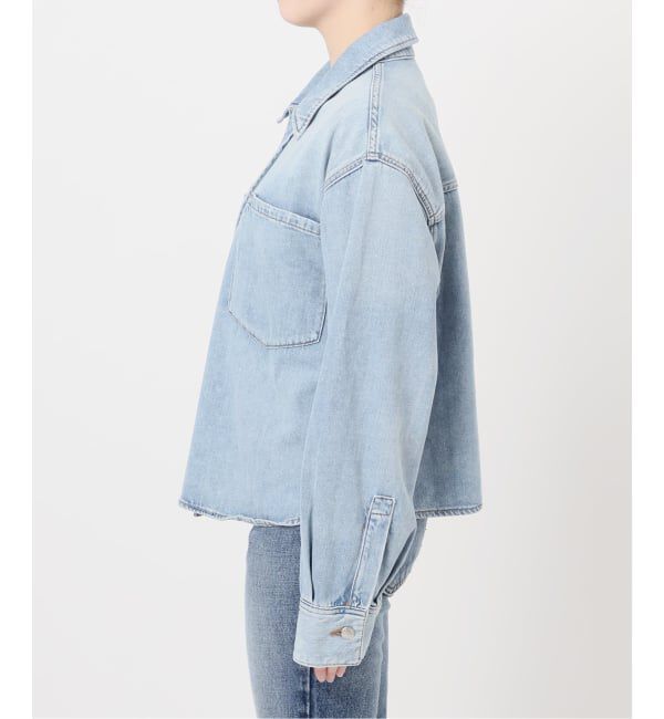 journal standard L'essage「【AGOLDE / エーゴールドイー】JUNA SHIRT IN INTERVAL：デニムシャツ」|シャツ・ブラウス|