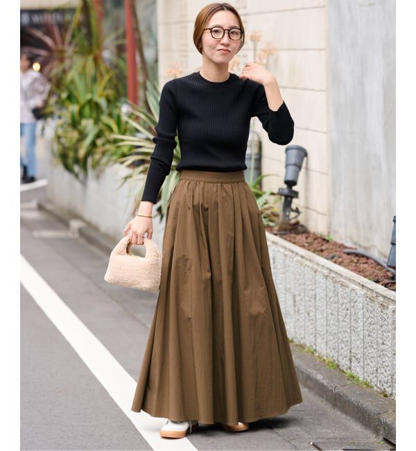 JOURNAL STANDARD relume「《WEB限定追加2》ギャザーフレアスカート」|スカート|