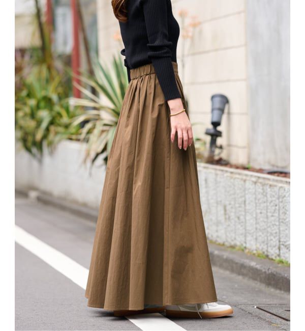 JOURNAL STANDARD relume「《WEB限定追加2》ギャザーフレアスカート」|スカート|