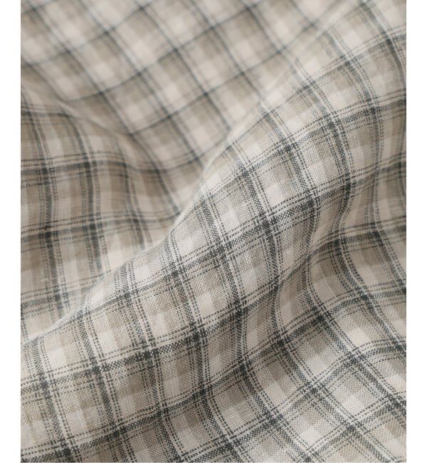 JOURNAL STANDARD「《予約》チェック ソフト リネン シャツ」|シャツ・ブラウス|