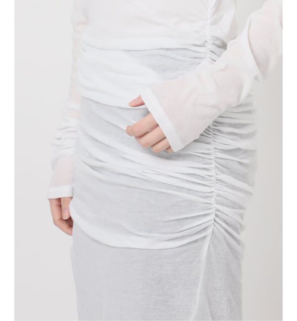 JOURNAL STANDARD「別注【Ayumi.Hamamoto&times;JOURNALSTANDARD】Draping Sheer Dress」|ワンピース|