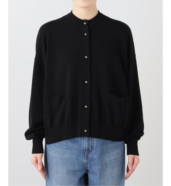 journal standard luxe「ハイツイストテンジク クルーネックカーディガン」|カーディガン|ブラック