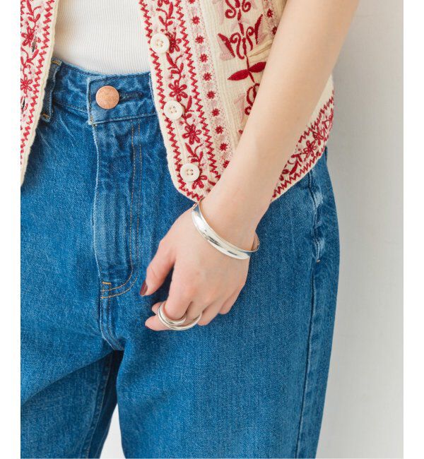 Spick and Span「BASENOTES / ベースノート dent curve bangle BN-H030」|ブレスレット・バングル|シルバー