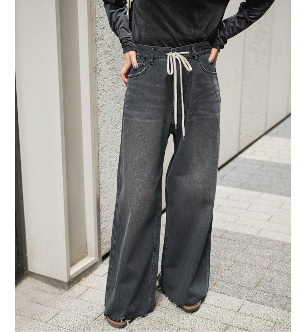 Spick and Span「5 1/2 SOFT DRAWSTRINGDENIM」|デニム|