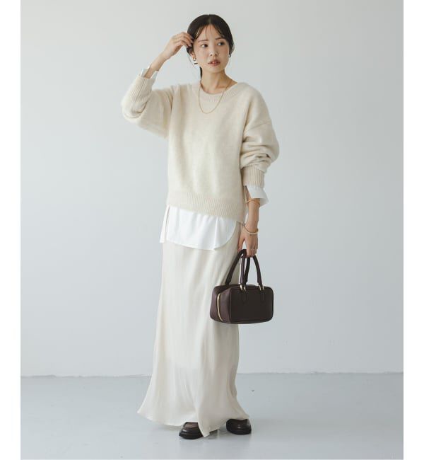 NOBLE「YAKクルーネックプルオーバー」|ニット・セーター|