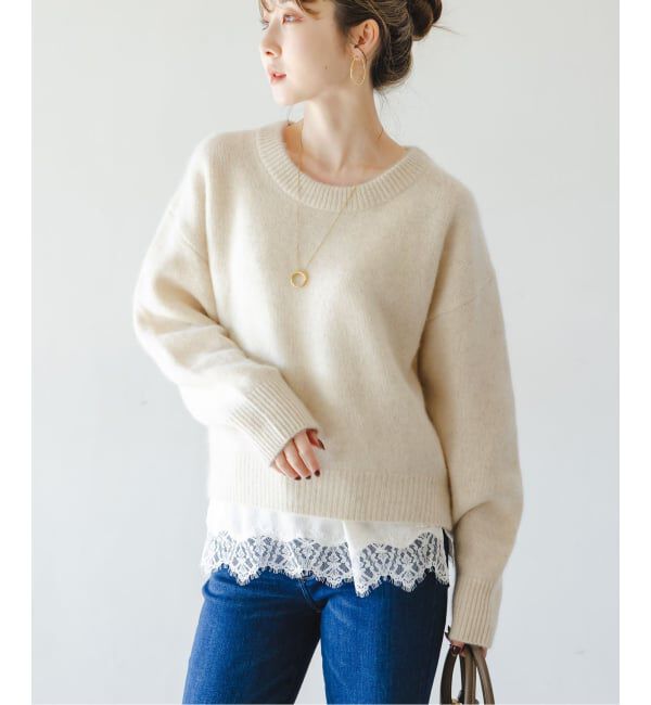 NOBLE「YAKクルーネックプルオーバー」|ニット・セーター|