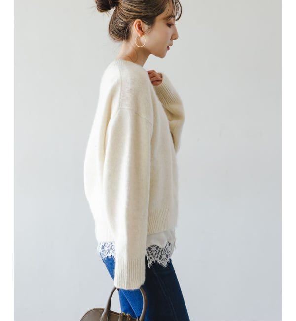 NOBLE「YAKクルーネックプルオーバー」|ニット・セーター|