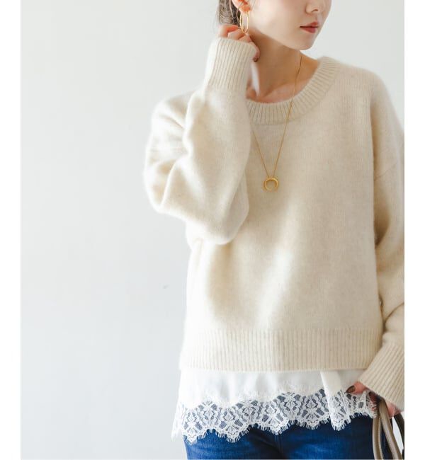 NOBLE「YAKクルーネックプルオーバー」|ニット・セーター|
