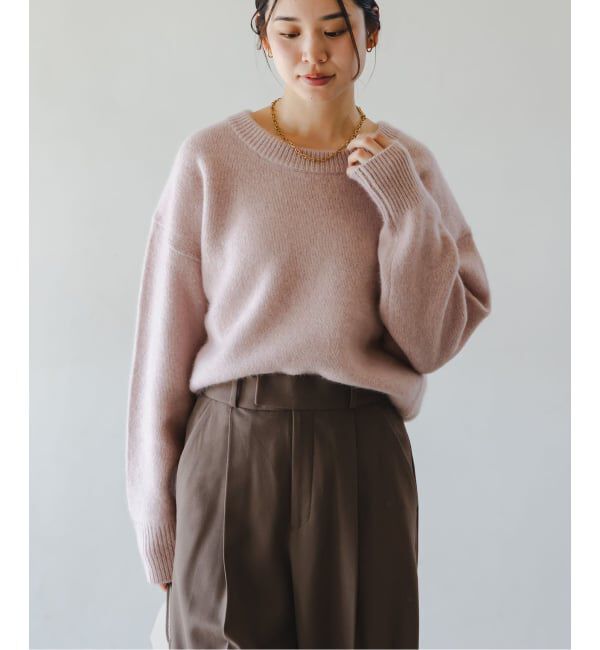 NOBLE「YAKクルーネックプルオーバー」|ニット・セーター|