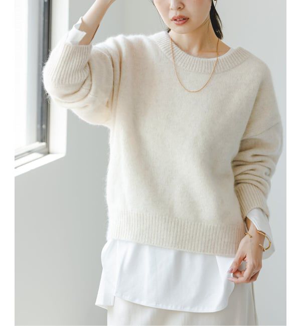 NOBLE「YAKクルーネックプルオーバー」|ニット・セーター|