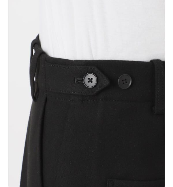 Spick and Span「《手洗い可》起毛タックテーパードパンツ」|スラックス|