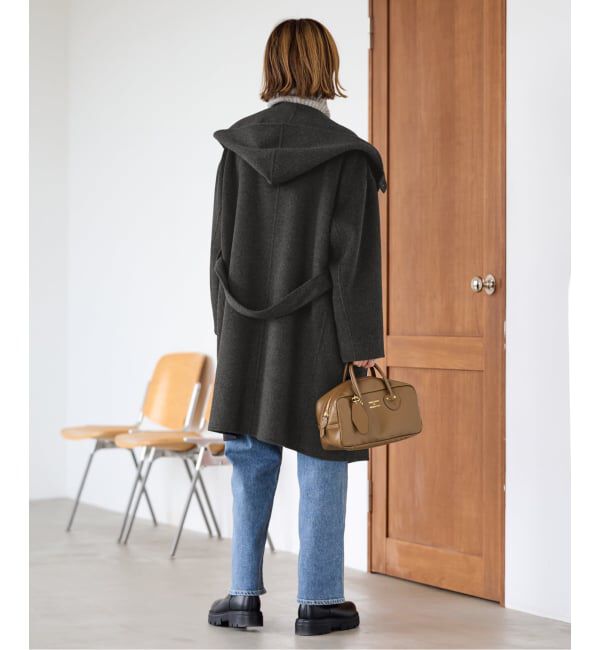 FRAMeWORK「SUPER160'sフーディショートコート」|その他|